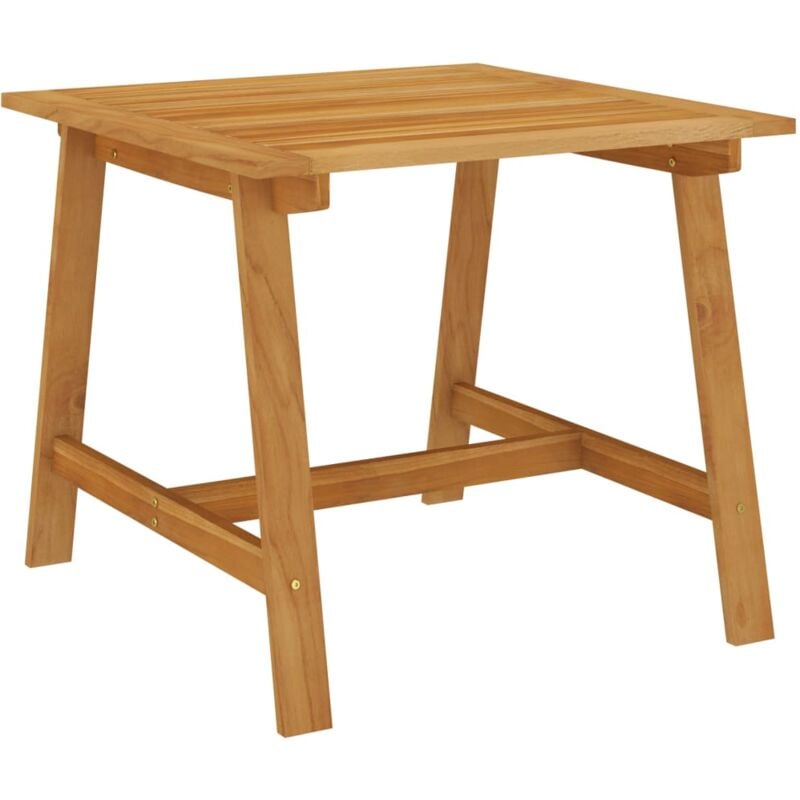 

vidaXL Mesa de comedor de jardín madera maciza de acacia 88x88x74 cm - Marrón