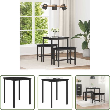 vidaXL Mesa de comedor rectangular -  Mesas de comedor METAL