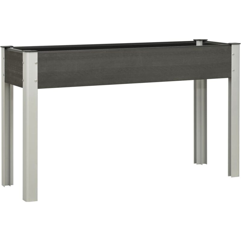 

vidaXL Mesa de cultivo para jardín WPC gris 125x40x75 cm - Gris