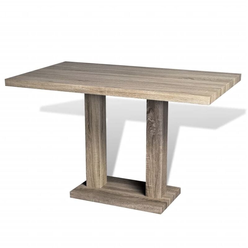 

vidaXL Mesa de salón comedor rectangular de MDF apariencia de roble - Marrón