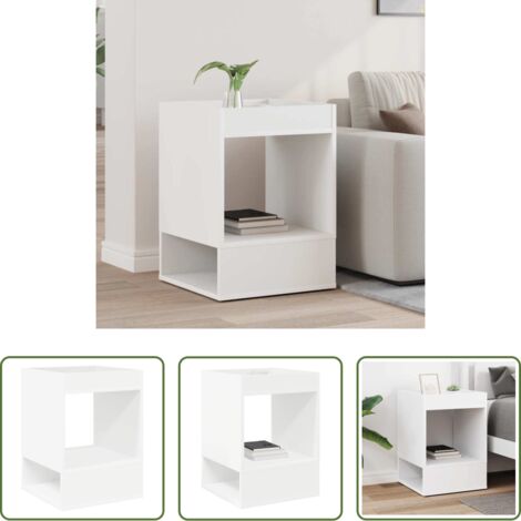 vidaXL Mesa lateral -  Mesa Auxiliar 40 x 40 x 56 cm Madera de ingeniería