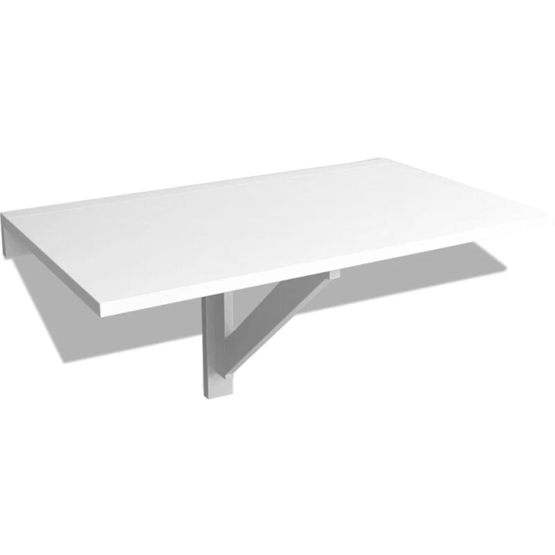 

vidaXL Mesa Plegable de Pared 100x60 cm Blanca - Blanco