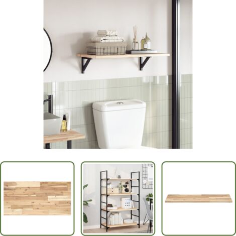 vidaXL Mesa rectangular -  Tablero de mesa rectangular madera maciza acacia 100x40x2 cm