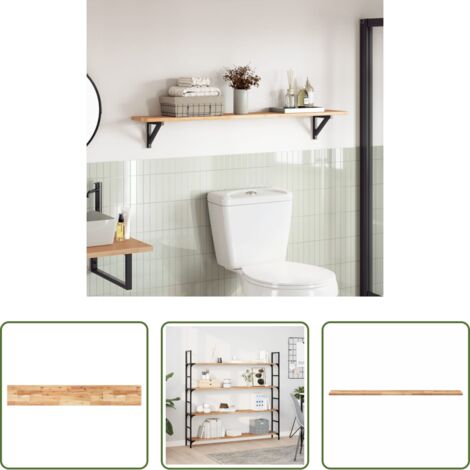 vidaXL Mesa rectangular -  Tablero de mesa rectangular madera maciza acacia 140x20x2 cm