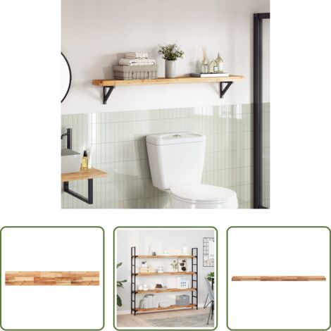 vidaXL Mesa rectangular -  Tablero de mesa rectangular madera maciza acacia 140x20x4 cm