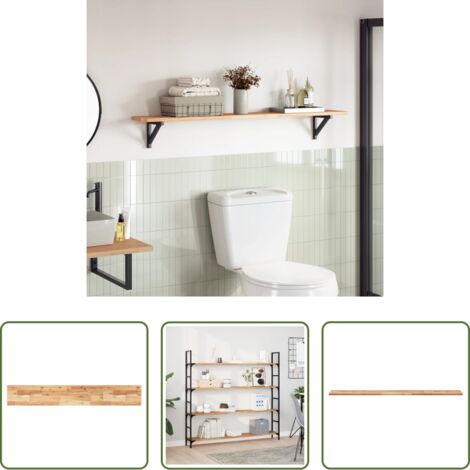 vidaXL Mesa rectangular -  Tablero de mesa rectangular madera maciza acacia 160x20x2 cm