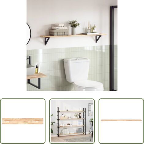 vidaXL Mesa rectangular -  Tablero de mesa rectangular madera maciza acacia 160x20x2 cm