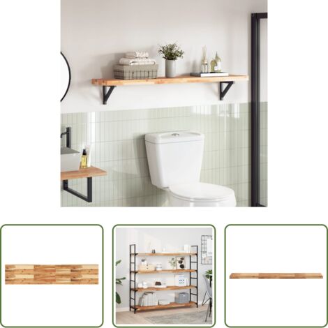 vidaXL Mesa rectangular -  Tablero de mesa rectangular madera maciza acacia 160x30x4 cm