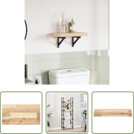 vidaXL Mesa rectangular -  Tablero de mesa rectangular madera maciza acacia 40x20x4 cm