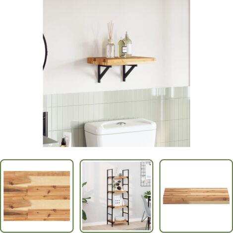 vidaXL Mesa rectangular -  Tablero de mesa rectangular madera maciza acacia 40x30x4 cm