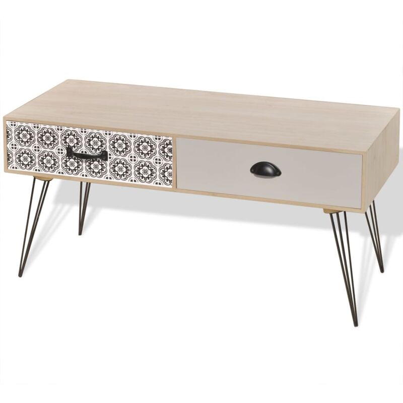 

vidaXL Mesita auxiliar para TV 100x40x35 cm Marrón - Marrón