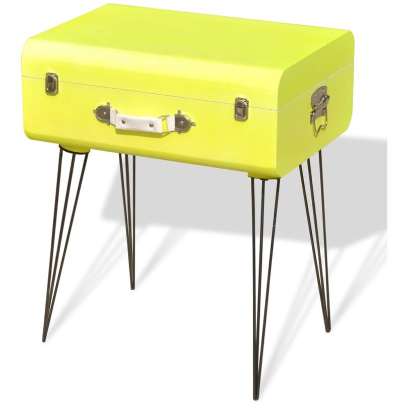 

vidaXL Mesita de Noche 49,5x36x60 cm Amarillo - Amarillo