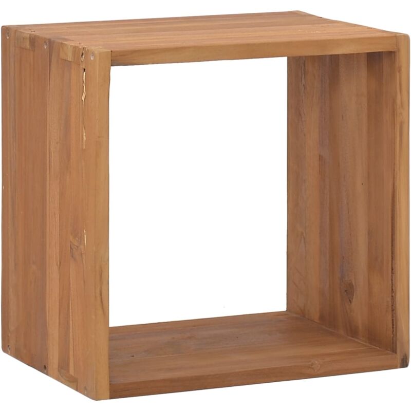 

vidaXL Mesita de noche de madera maciza de teca 40x30x40 cm - Marrón