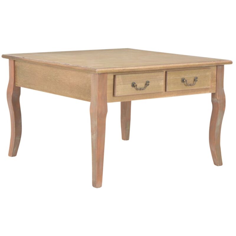 

Mesa de Centro de Madera 80x80x50 cm Marrón - Marrón - Vidaxl