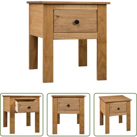 vidaXL Meuble de salon -  Table de chevet 46x40x57 cm Pin Gamme Panama