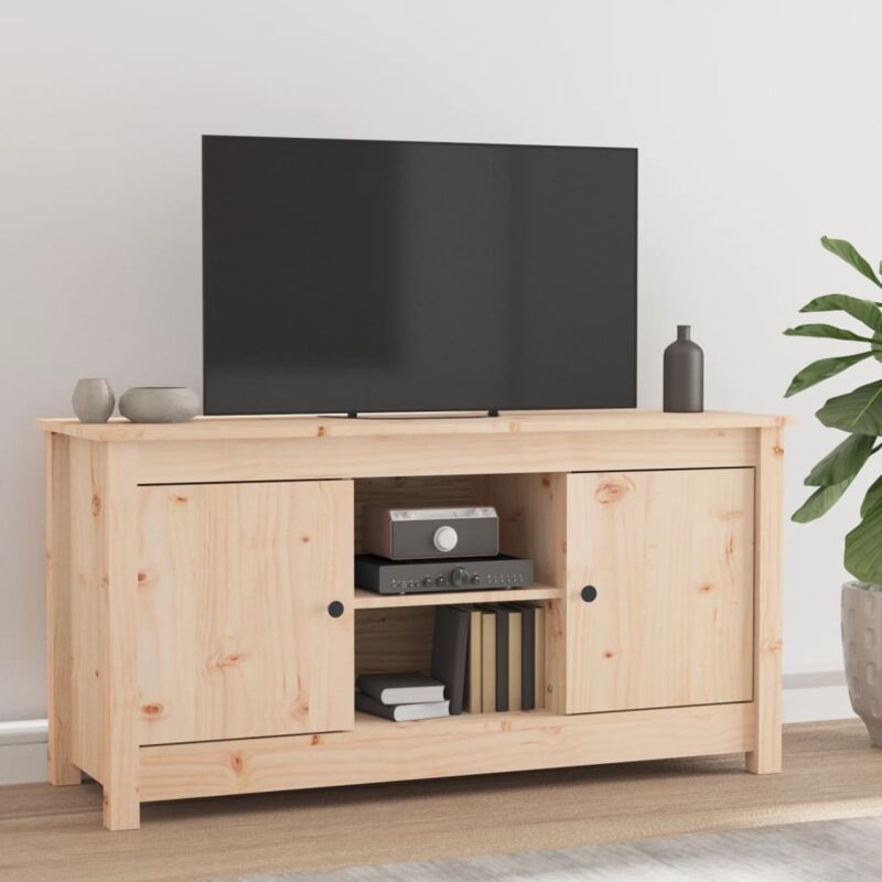 Vidaxl - Meuble tv 103x36,5x52 cm Bois de pin massif