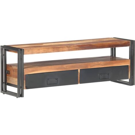 vidaXL Meuble TV 120x30x40 cm Bois solide