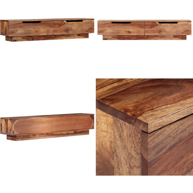 Vidaxl - Meuble tv 145x30x30 cm Bois massif