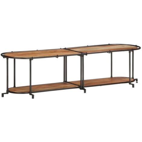 vidaXL Meuble TV 160x42x40 cm bois d'acacia massif