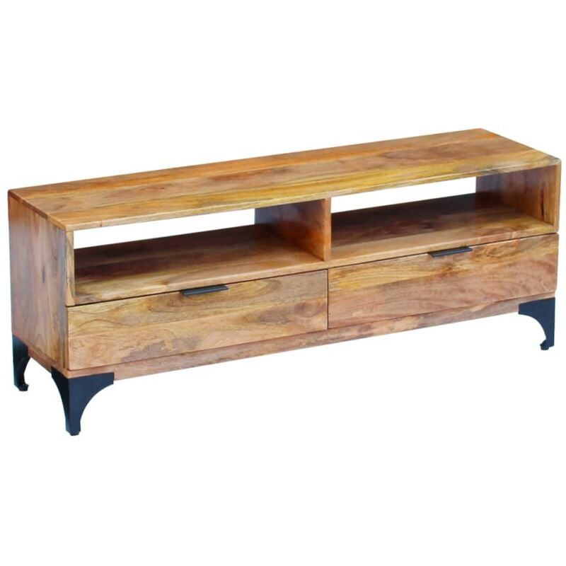 Vidaxl - Meuble tv Bois de manguier 120 x 35 x 45 cm