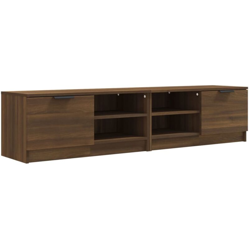 Vidaxl - Meuble tv 2 pcs Chêne marron 80x35x36,5 cm Bois d'ingénierie