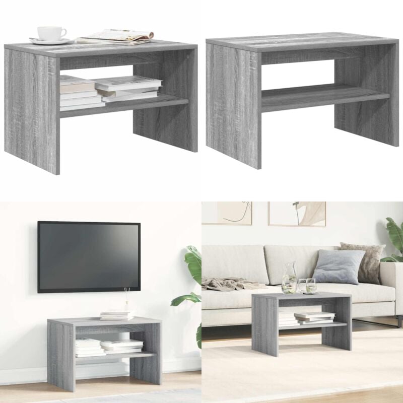 Vidaxl - Meuble tv sonoma gris 60x40x40 cm bois d'ingénierie