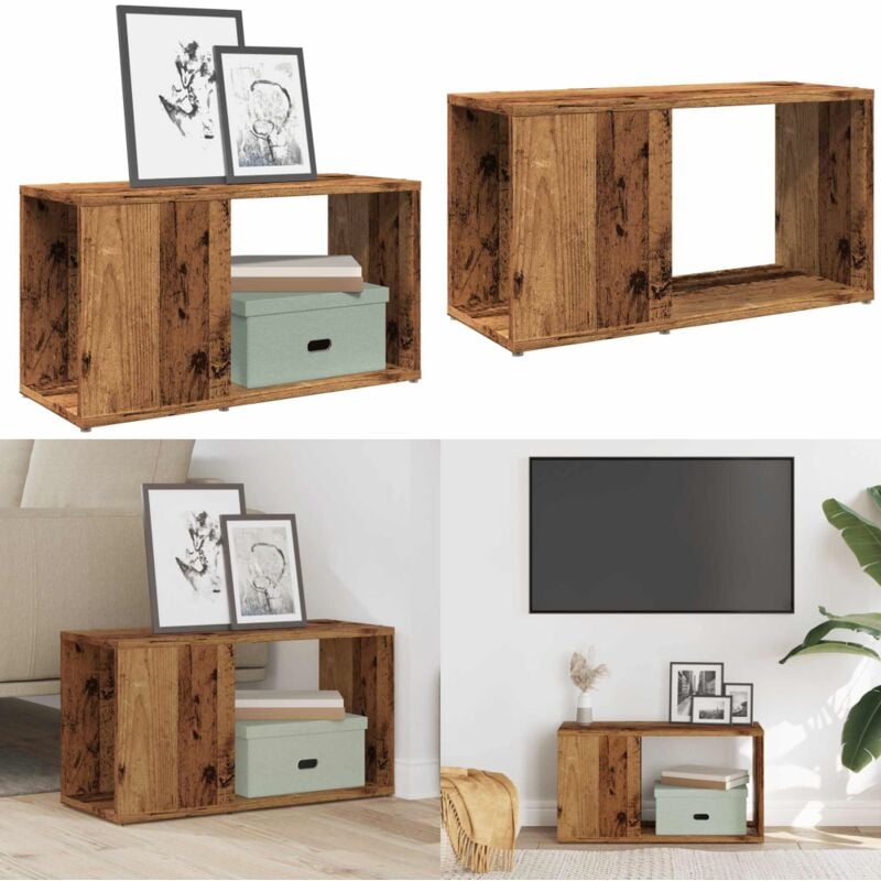 Vidaxl - Meuble tv vieux bois 60x24x32cm bois d'ingénierie