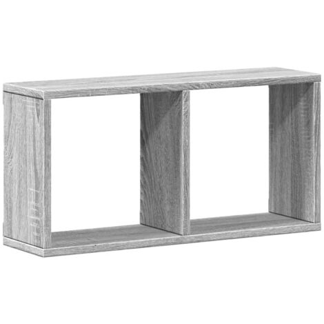 vidaXL Mobile a Parete 60x16x30 cm Grigio Sonoma in Legno Multistrato