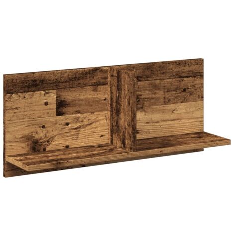 vidaXL Mobile a Parete 70x16,5x30 cm Legno Antico in Legno Multistrato