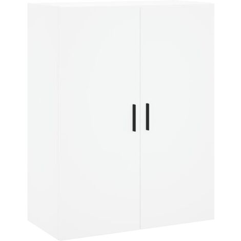 vidaXL Mobile a Parete Bianco 69,5x34x90 cm