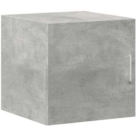 vidaXL Mobile a Parete Grigio Cemento 40x42,5x40 cm Legno Multistrato