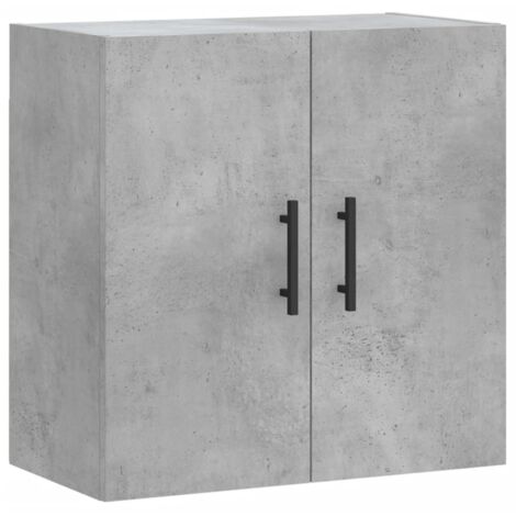 vidaXL Mobile a Parete Grigio Cemento 60x31x60 cm in Legno