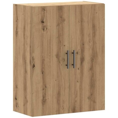 vidaXL Mobile a Parete Rovere Artigianale 69,5x34x90 cm