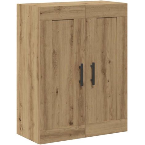 vidaXL Mobile a Parete Rovere Artigianale 69,5x34x90 cm in Truciolato