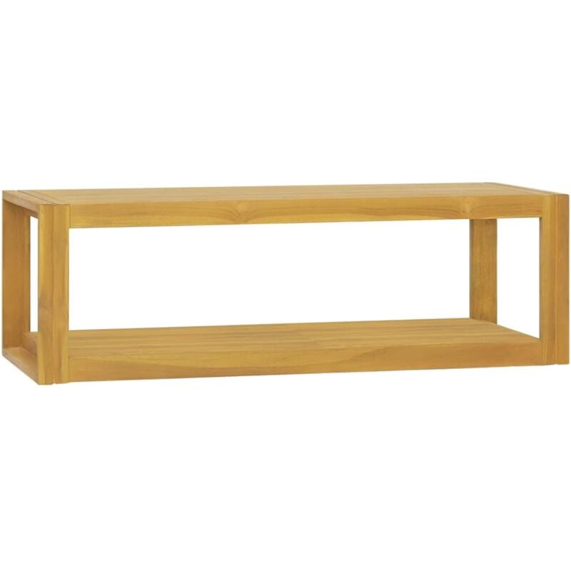 Mobile Moderno, Mobile da Bagno a Parete 110x45x35 cm in Legno Massello di Teak Vidaxl 1823