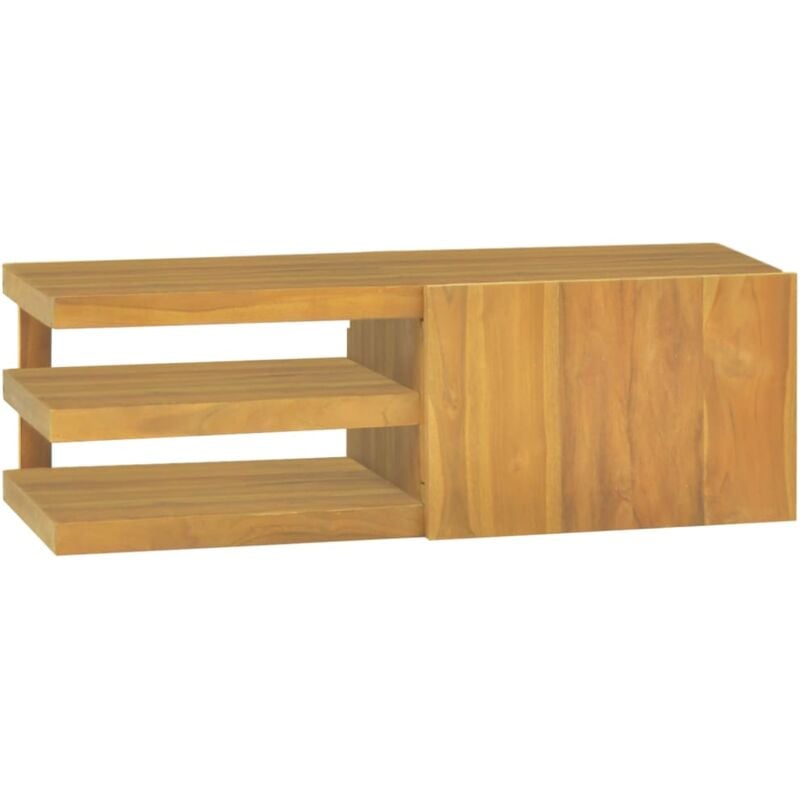 Vidaxl - Mobile da Bagno a Parete 90x40x30 cm in Legno Massello di Teak