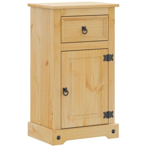 vidaXL Mobile da Bagno Corona 45x33x80 cm in Legno Massello di Pino