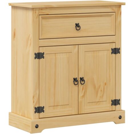 vidaXL Mobile da Bagno Corona 70x33x80 cm in Legno Massello di Pino