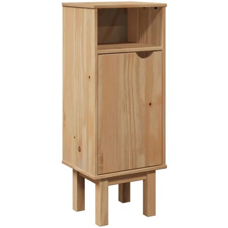 vidaXL Mobile da Bagno OTTA 35x30x55 cm in Legno Massello di Pino