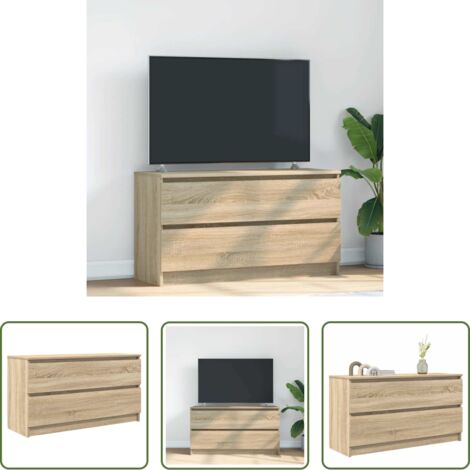 vidaXL Mobile in legno -  Mobile Porta TV Rovere Sonoma 100x35x54 cm in Legno Multistrato