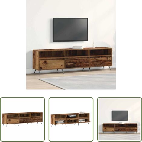 vidaXL Mobile in legno -  Mobile TV Legno vecchio 150 x 30 x 44,5 cm Legno multistrato