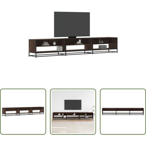 vidaXL Mobile in legno -  Mobile TV Rovere Marrone 270x40x46 cm in Truciolato
