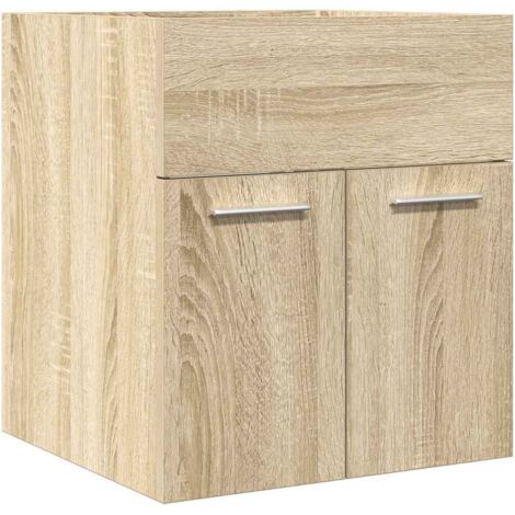 vidaXL Mobile Lavabo Bagno Rovere Sonoma 41x38,5x46 cm in Truciolato