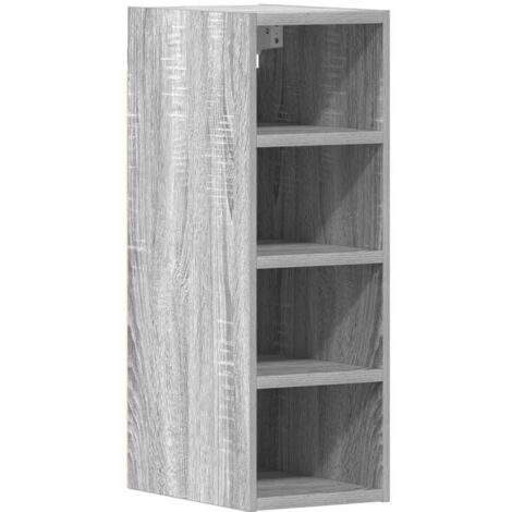 vidaXL Mobile Pensile Grigio Sonoma 20x29,5x60 cm in Legno Multistrato