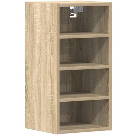 vidaXL Mobile Pensile Rovere Sonoma 30x29,5x60 cm in Legno Multistrato