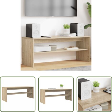 vidaXL Mobile per TV -  Mobile TV Rovere Sonoma 100 x 35 x 40 cm Legno multistrato