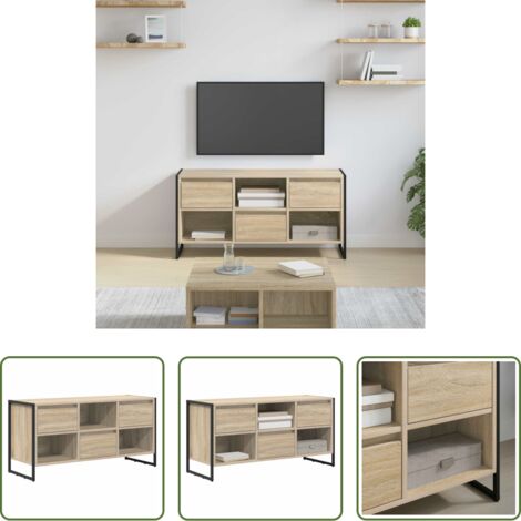 vidaXL Mobile per TV -  Mobile TV Sonoma 100 x 36 x 49,5 cm Legno multistrato