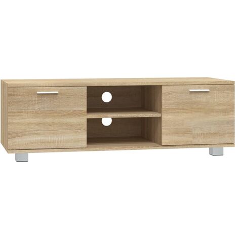vidaXL Mobile per TV Rovere Sonoma 120x40,5x35 cm Legno Multistrato
