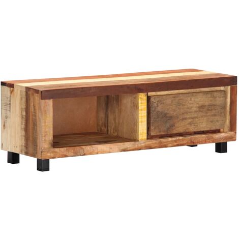 vidaXL Mobile Porta TV 100x30x33 cm in Legno Massello di Recupero