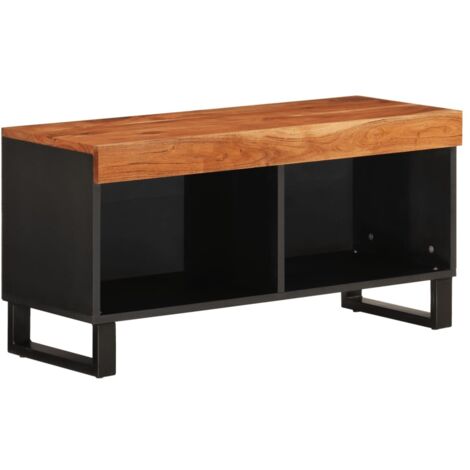 vidaXL Mobile Porta TV 85x33x43,5 cm in Legno Massello di Acacia